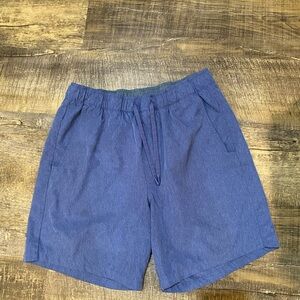 Eddie Bauer Navy Elastic Waist Shorts